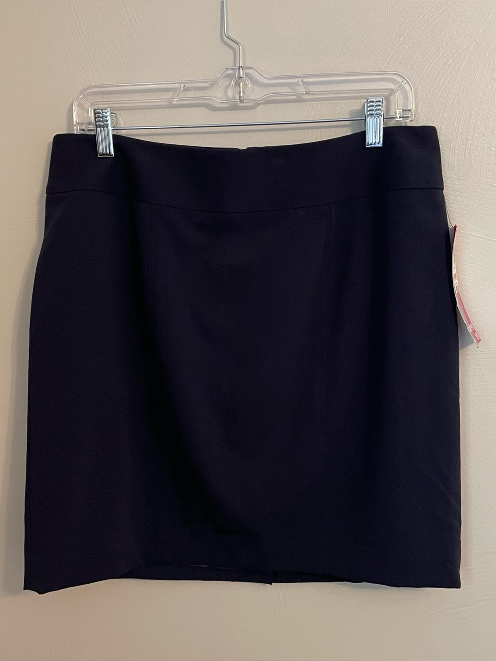 Alfani Women’s Navy Blue Skirt Size 10 petite curvy fit NWT